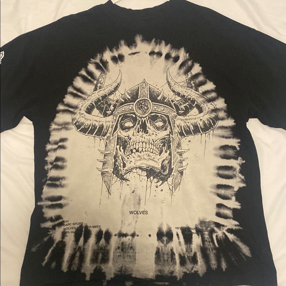 Darc sport Berserk "Premium Vintage" Oversized Tee in Black Shatter - L